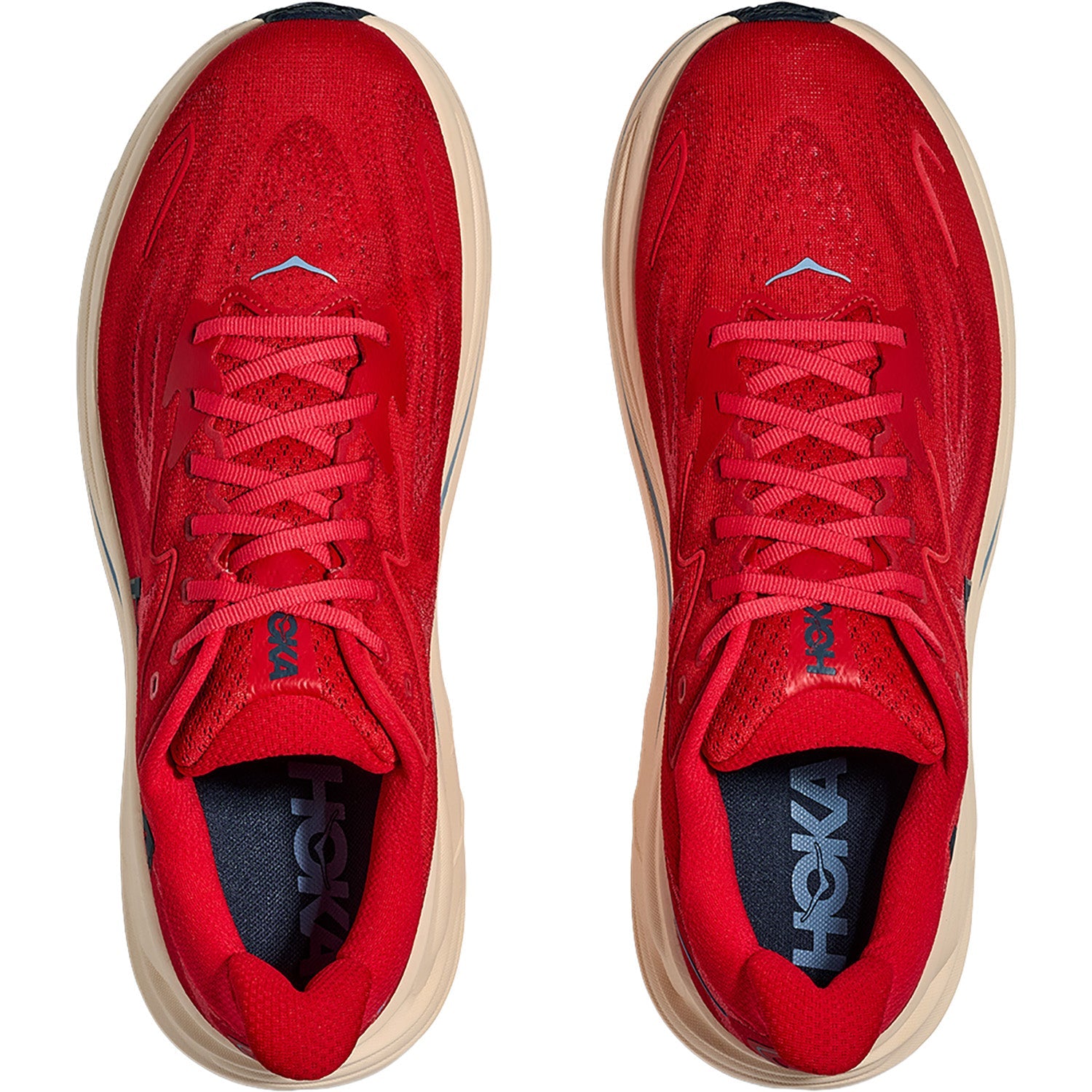 Hoka Clifton 10 (Neutral Support) Men's Athletic Shoes Vermillion/Varsity Navy