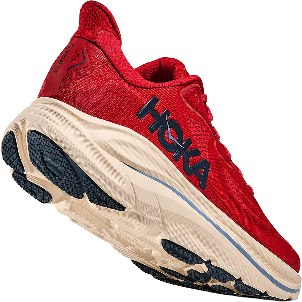 Hoka Clifton 10 (Neutral Support) Men's Athletic Shoes Vermillion/Varsity Navy
