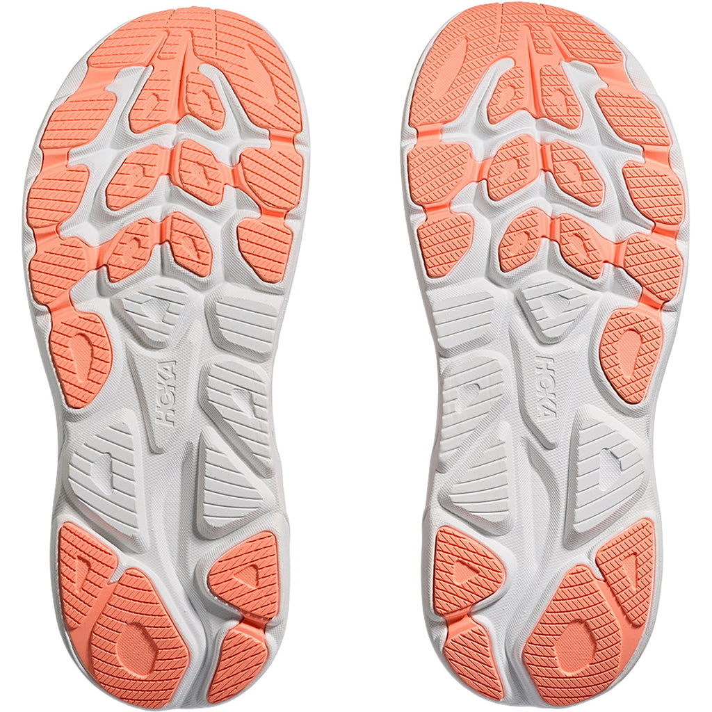 Hoka Clifton 10 Lilac Cream/Tangerine Glow (Neutral Support) Women's Athletic Shoes L:ilac Cream/Tangerine Glow