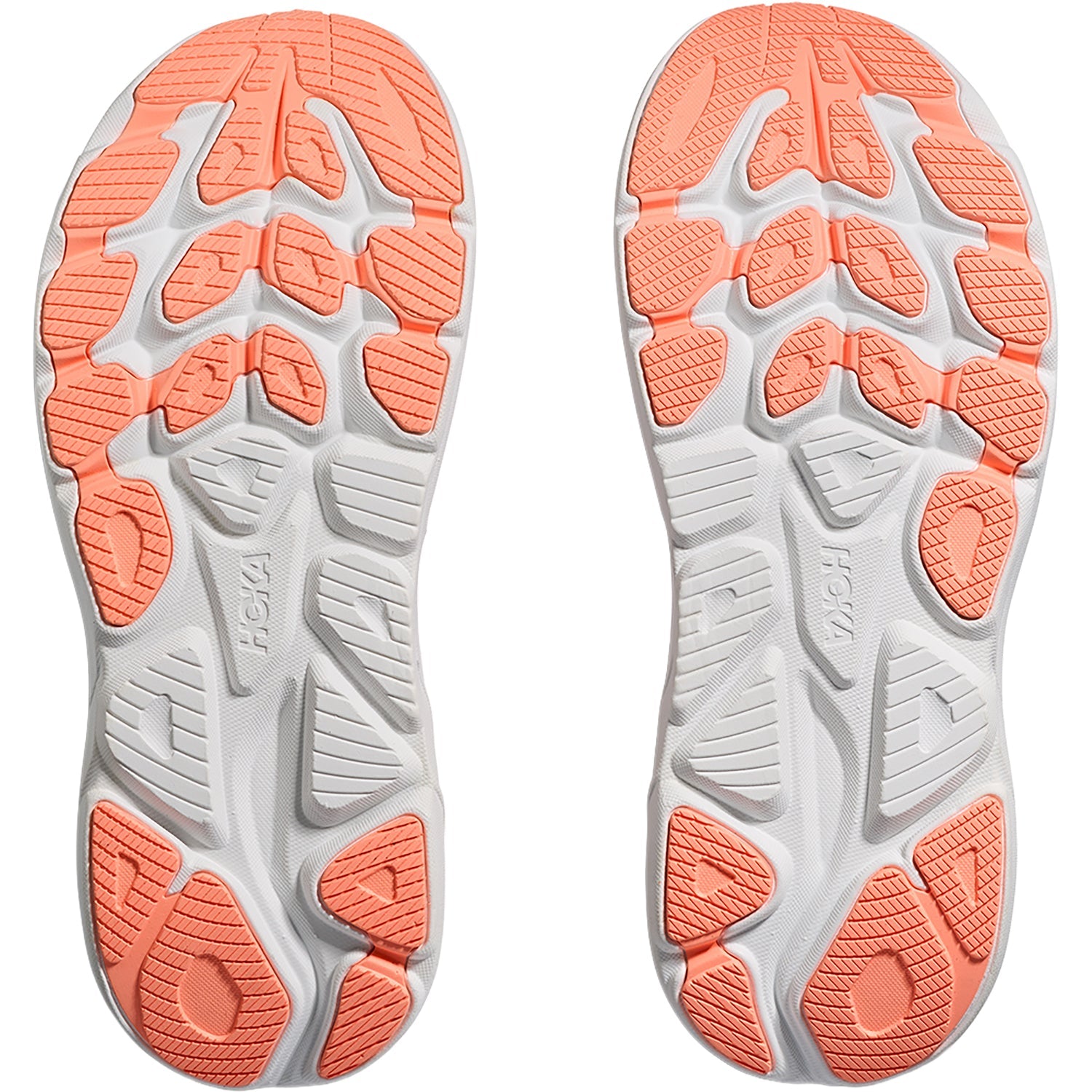 Hoka Clifton 10 Lilac Cream/Tangerine Glow (Neutral Support) Women's Athletic Shoes L:ilac Cream/Tangerine Glow