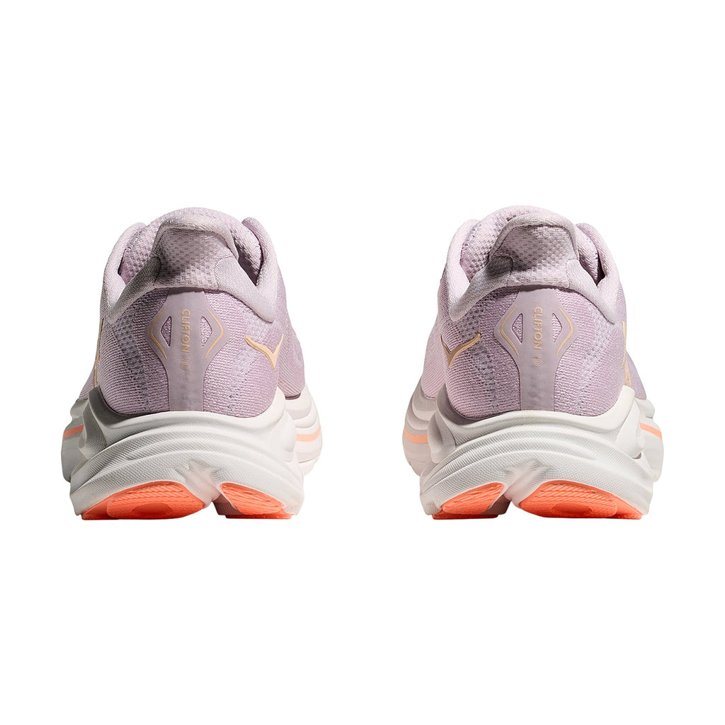 Hoka Clifton 10 Lilac Cream/Tangerine Glow (Neutral Support) Women's Athletic Shoes L:ilac Cream/Tangerine Glow