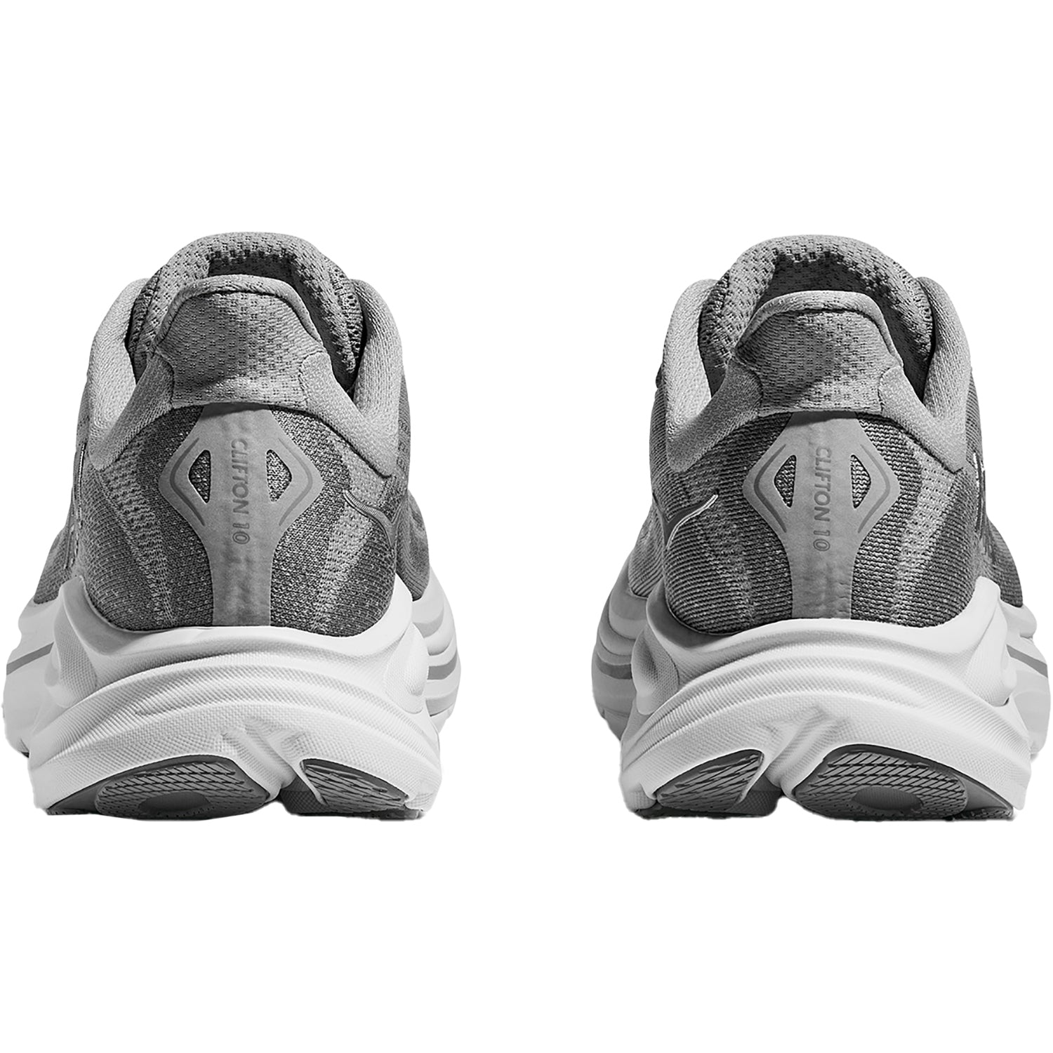 Hoka Clifton 10 (Neutral Support) Women's Athletic Shoes Stellar Grey/Galactic Grey