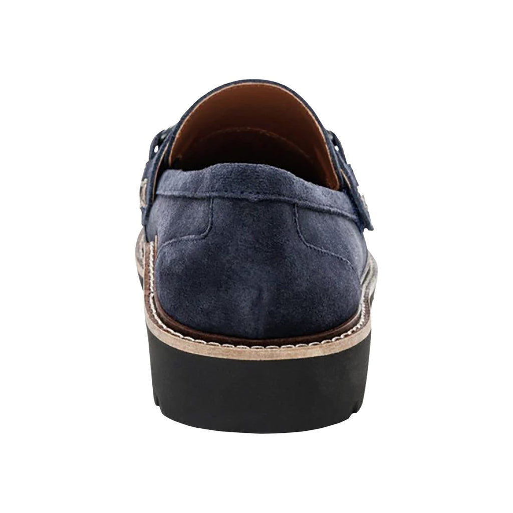 Aetrex Collette Women's Slip Ons Navy Suede