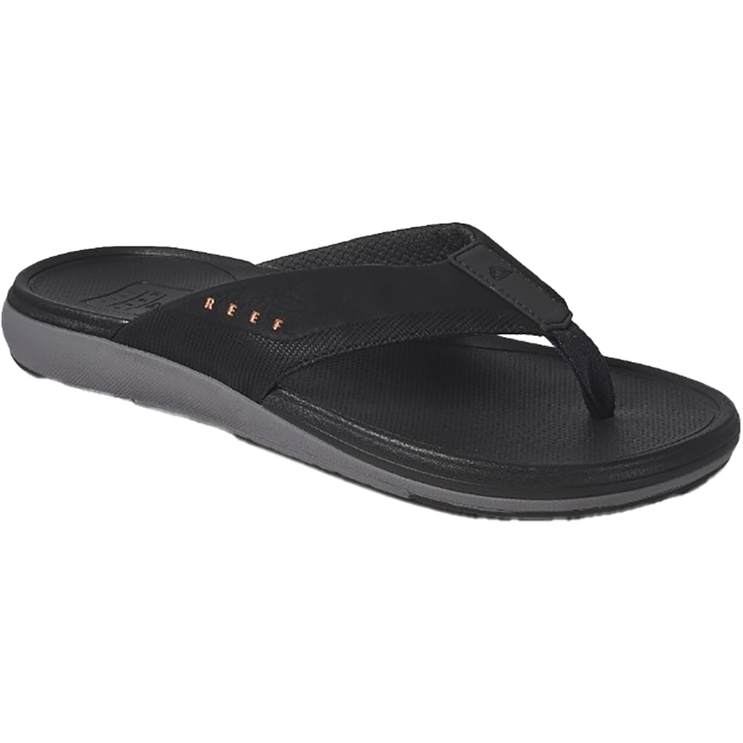 Reef Cushion Norte Men's Flip Flops Sandals Dark Grey Mesh