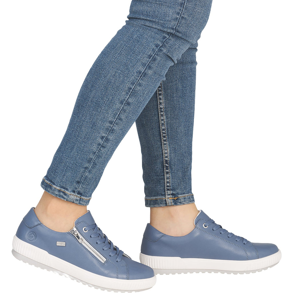 Remonte D0700-16 Maditta Women's Lace Up Shoes Jeans Leather