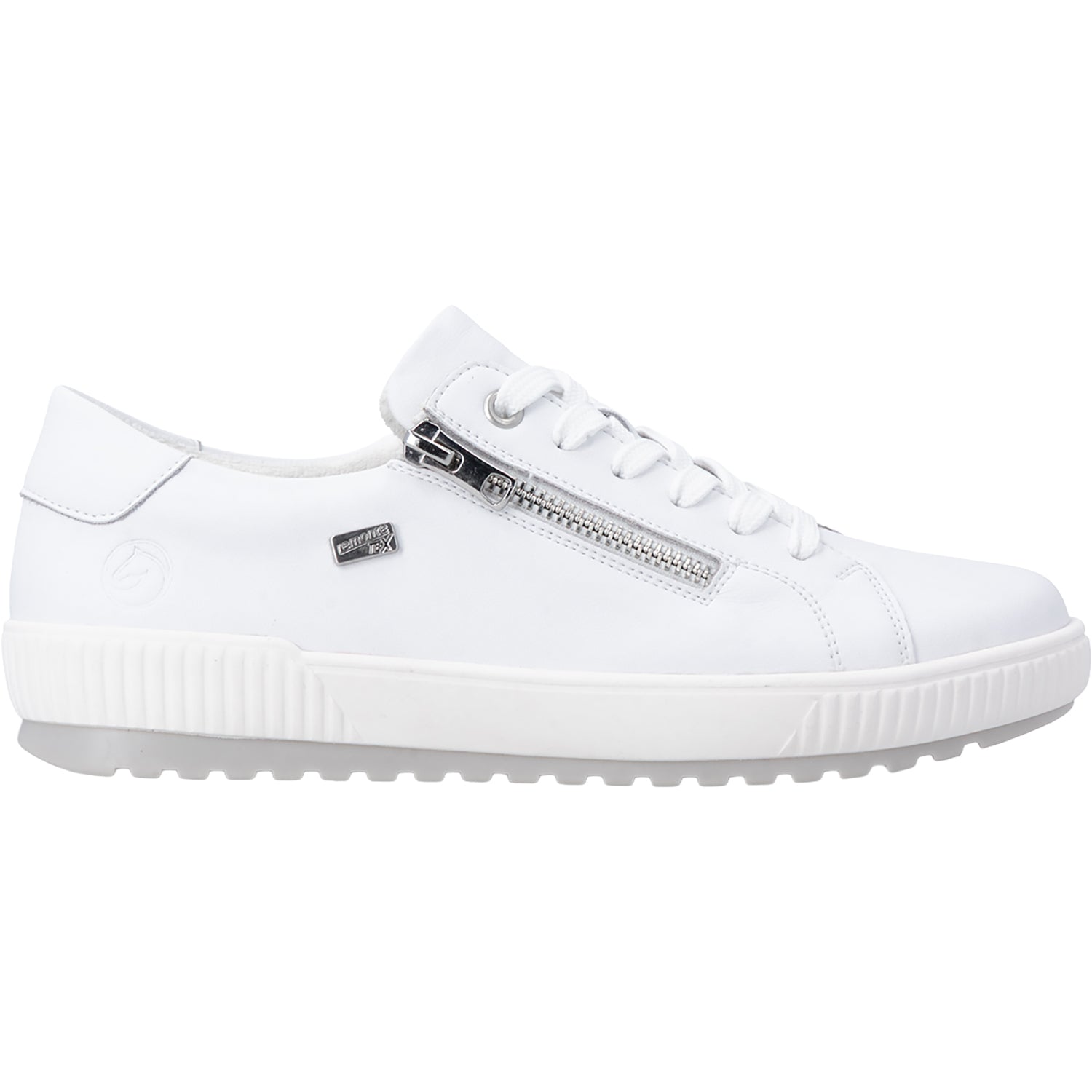 Remonte D0700-80 Maditta Women's Lace Up Shoes White Leather