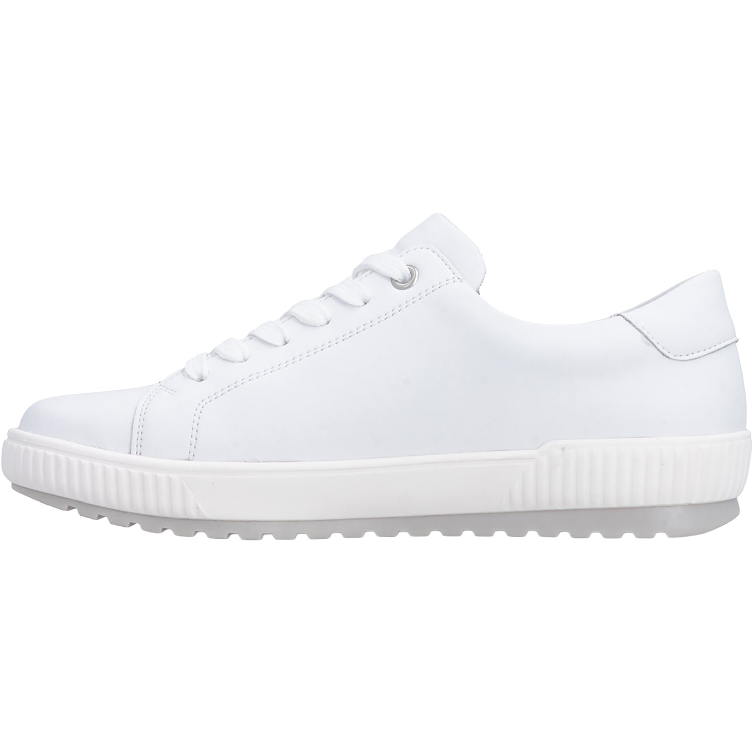 Remonte D0700-80 Maditta Women's Lace Up Shoes White Leather