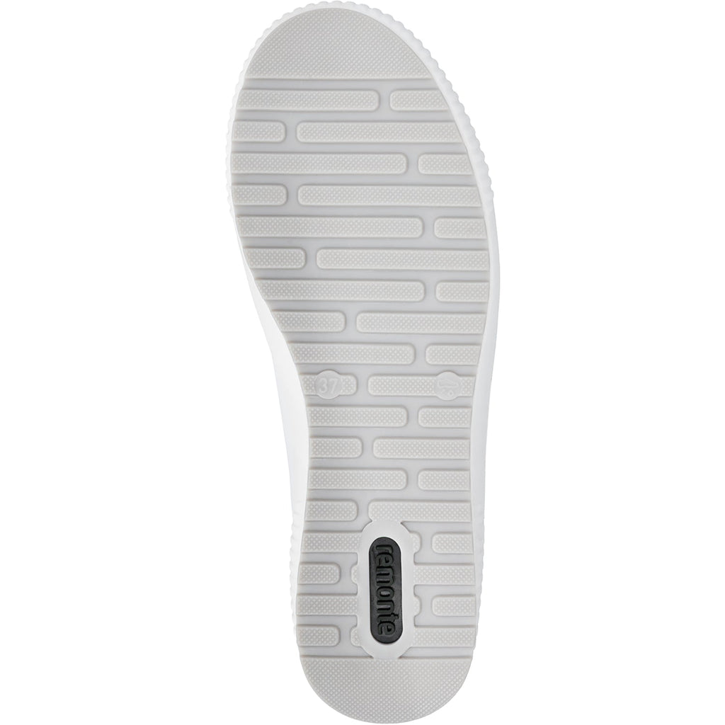 Remonte D0700-80 Maditta Women's Lace Up Shoes White Leather