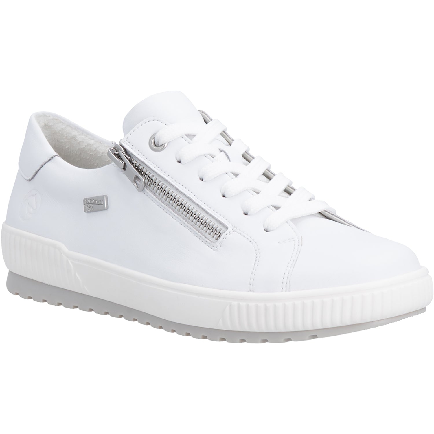 Remonte D0700-80 Maditta Women's Lace Up Shoes White Leather