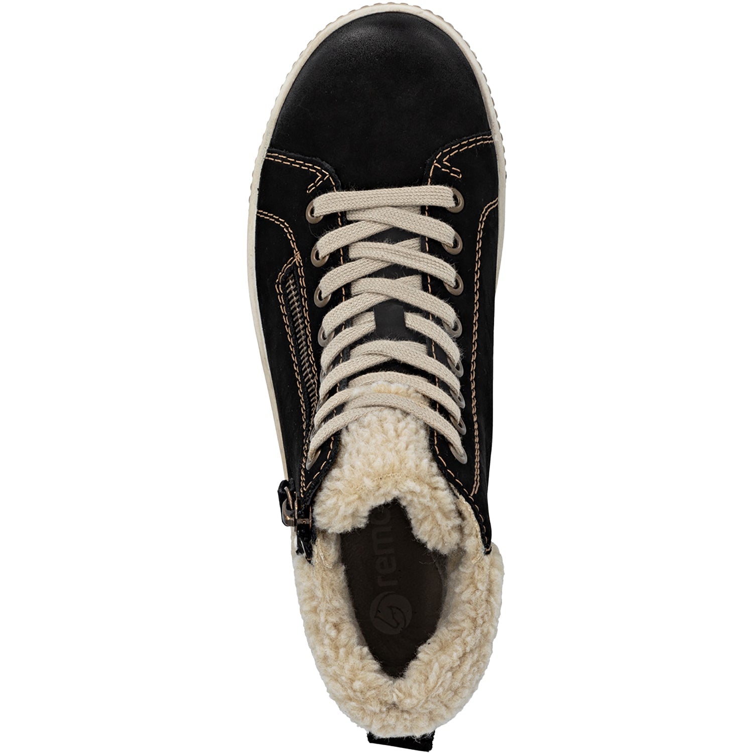 Remonte D0770-03 Maditta Women's Sporty Lace Up Shoes Schwarz/Beige/Schwarz
