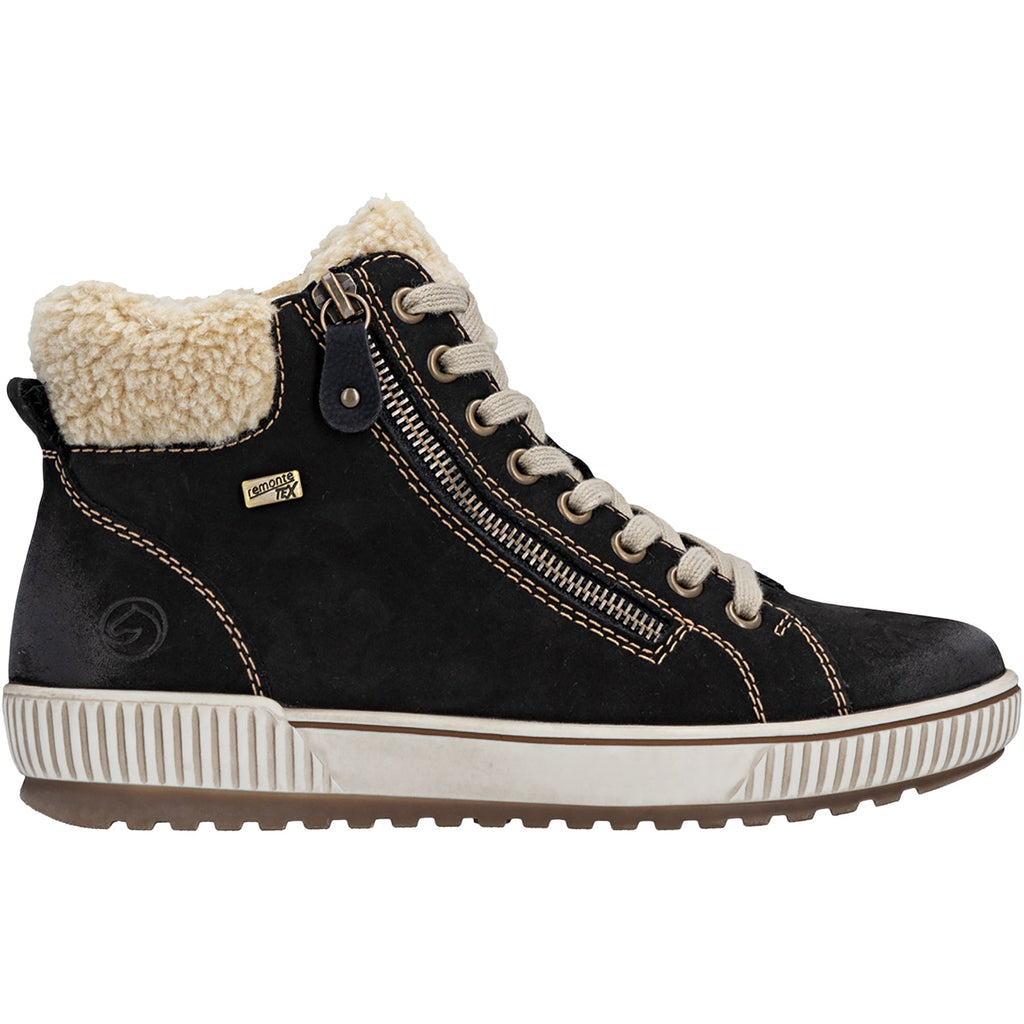 Remonte D0770-03 Maditta Women's Sporty Lace Up Shoes Schwarz/Beige/Schwarz