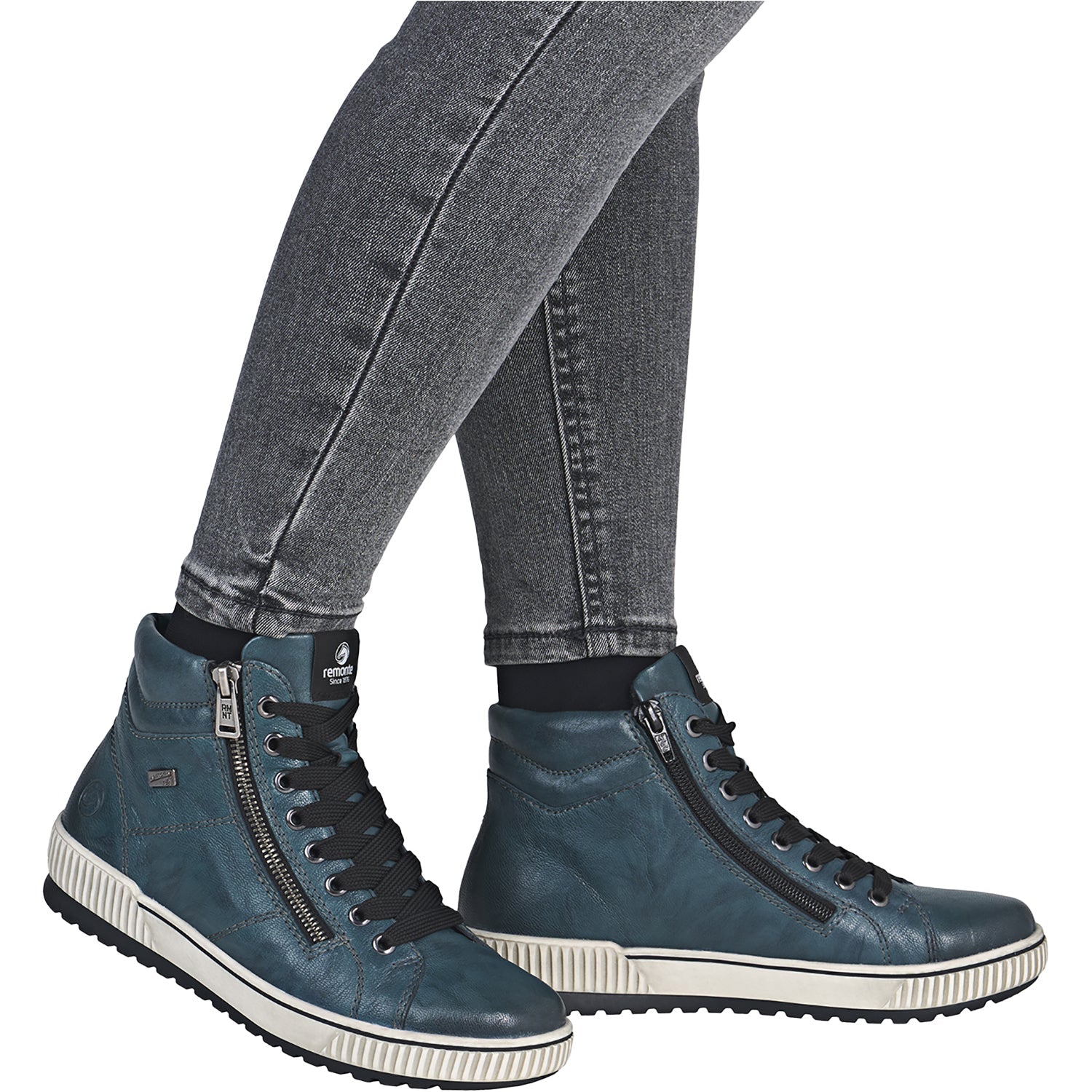 Remonte D0772-12 Maditta 72 Women's Boots Petrol Leather