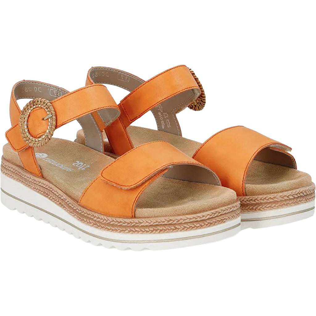 Remonte D0Q52-38 Jocelyn 52 Women's Platform Sandals Mandarin Leather