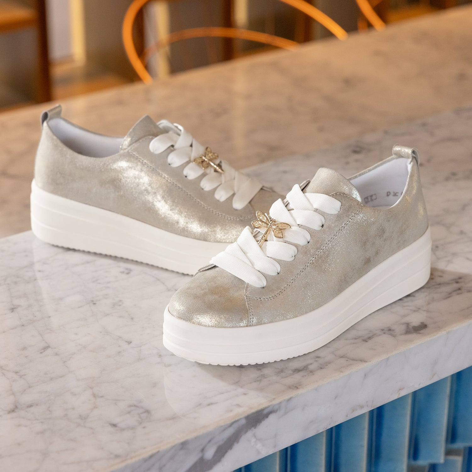 Remonte D1C03-91 Julika 03 Women's Lace Up Shoes Muschel Leather