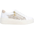 Remonte D1C11-80 Women's Lace Up Shoes White/Light Gold/Muschel
