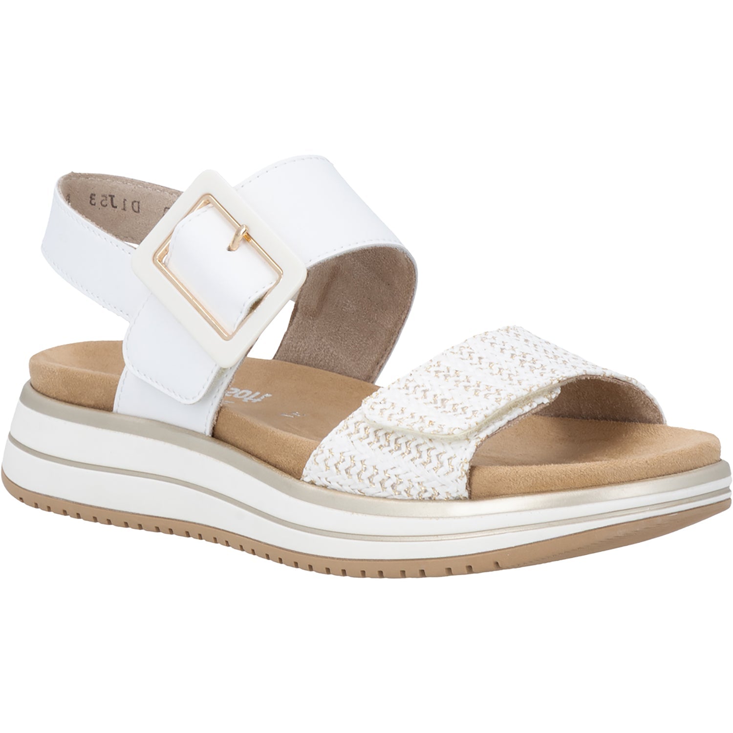 Remonte D1J53-81 Jocelyn 53 Weiss-Gold/Weiss