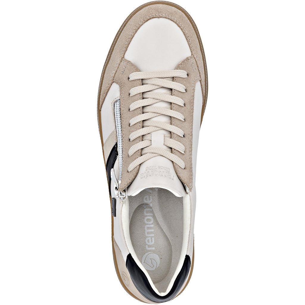Remonte D2C04-62 Demi-04 Women's Sporty Lace Up Shoes Lehm/Nude/Ginger/Schwarz Suede/Leather