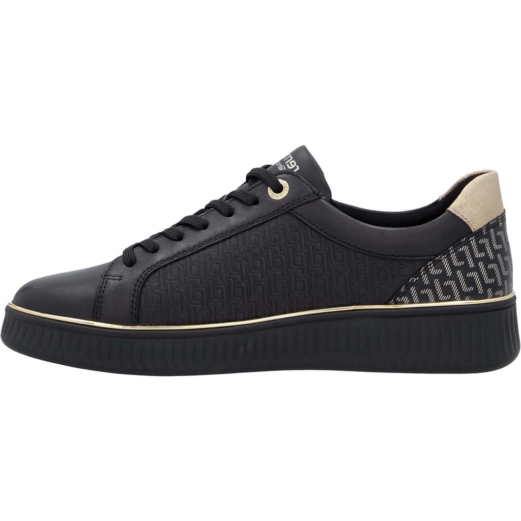 Remonte D2E00-03 Noelani 00 Women's Sporty Lace Up Shoes Schwarz/Alloy/Schwarz Leather