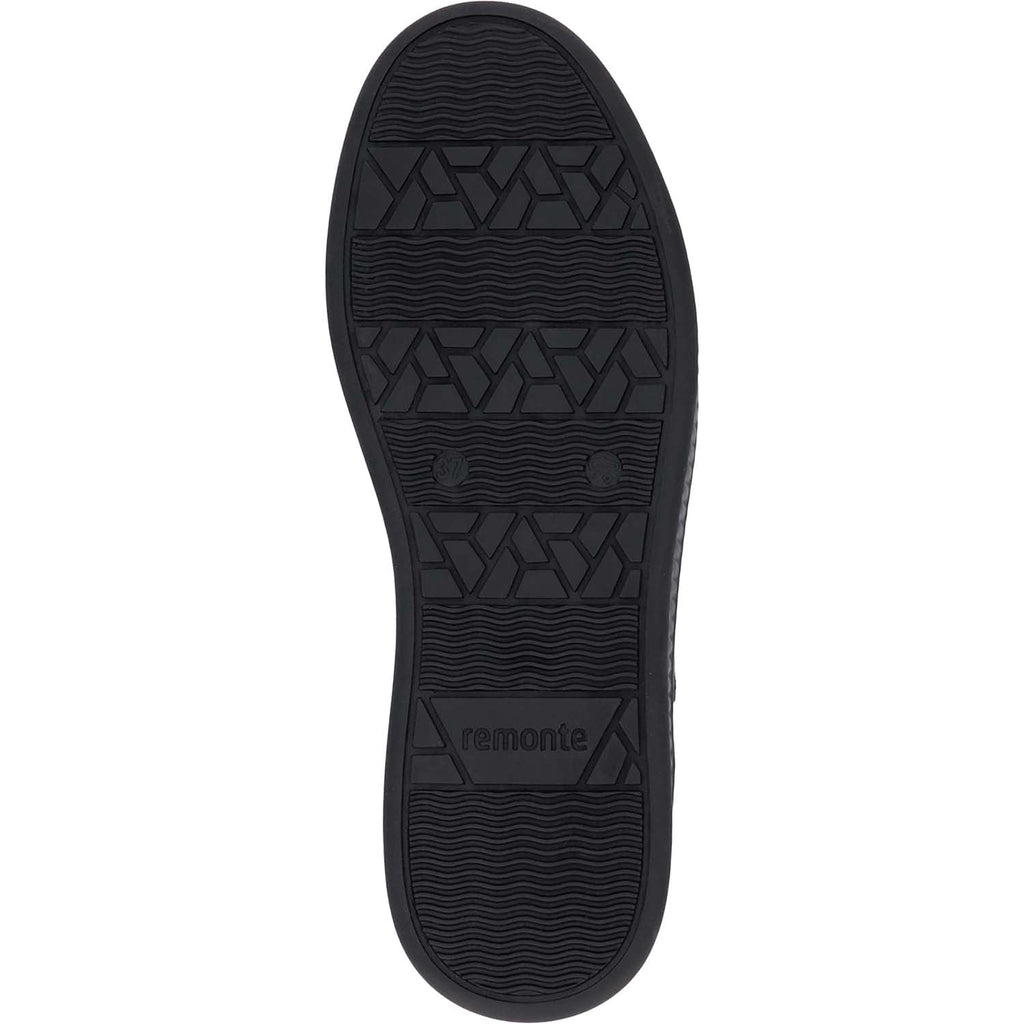 Remonte D2E00-03 Noelani 00 Women's Sporty Lace Up Shoes Schwarz/Alloy/Schwarz Leather