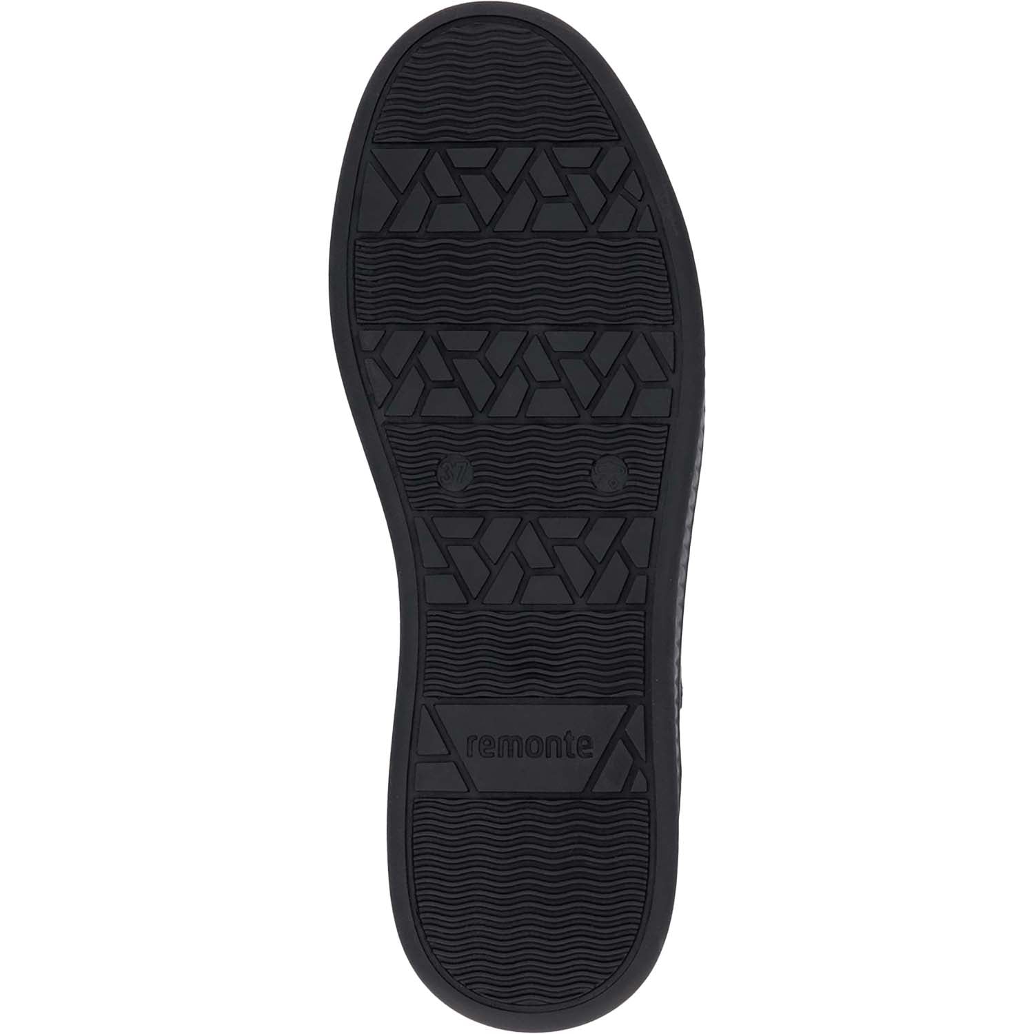 Remonte D2E00-03 Noelani 00 Women's Sporty Lace Up Shoes Schwarz/Alloy/Schwarz Leather