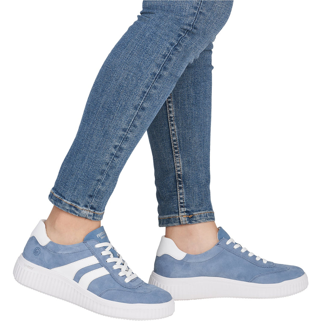 Remonte D3E00-14 Levke Women's Sneakers Jeans/Weiss/Bleu