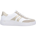 Remonte D3E00-80 Women's Sporty Lace Up Shoes Iceberg/Weiss/Pale Gold
