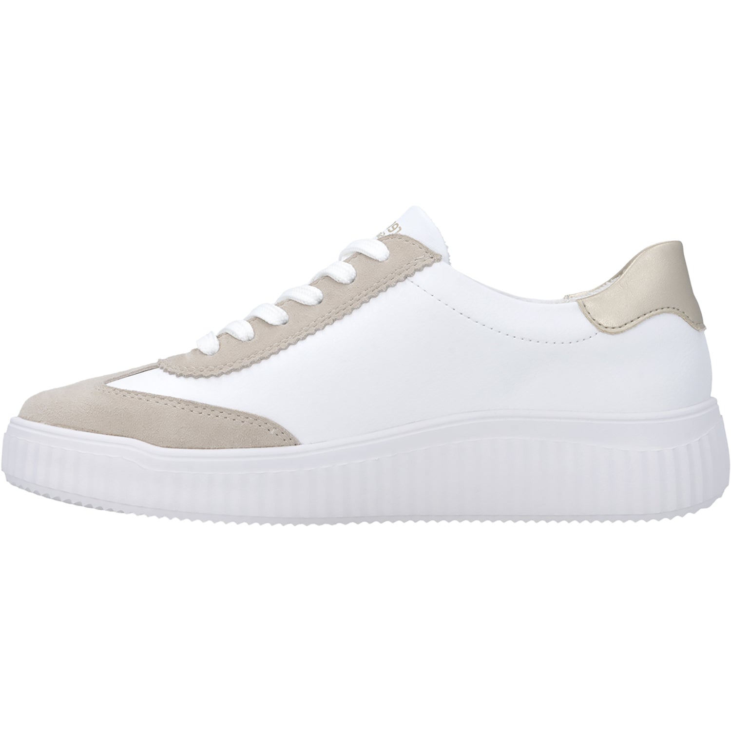 Remonte D3E00-80 Women's Sporty Lace Up Shoes Iceberg/Weiss/Pale Gold
