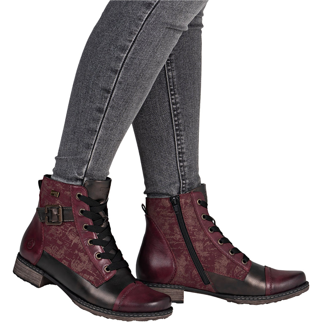 Remonte D4381-35 Chandra 81 Women's Boots Vino/Antik/Bordeaux