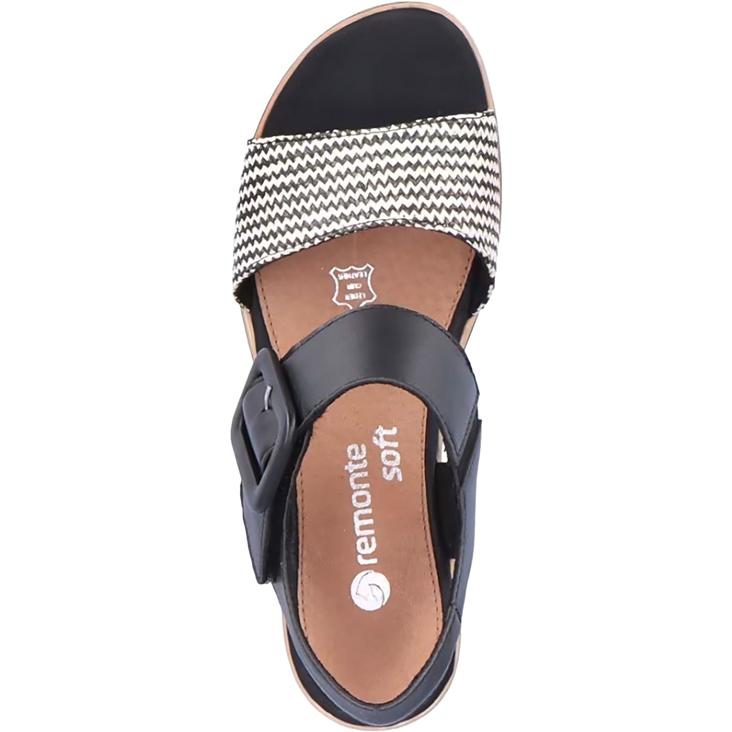 Remonte D6453-02 Jerilyn 53 Women's Sandals Schwarz-Crema/Schwarz