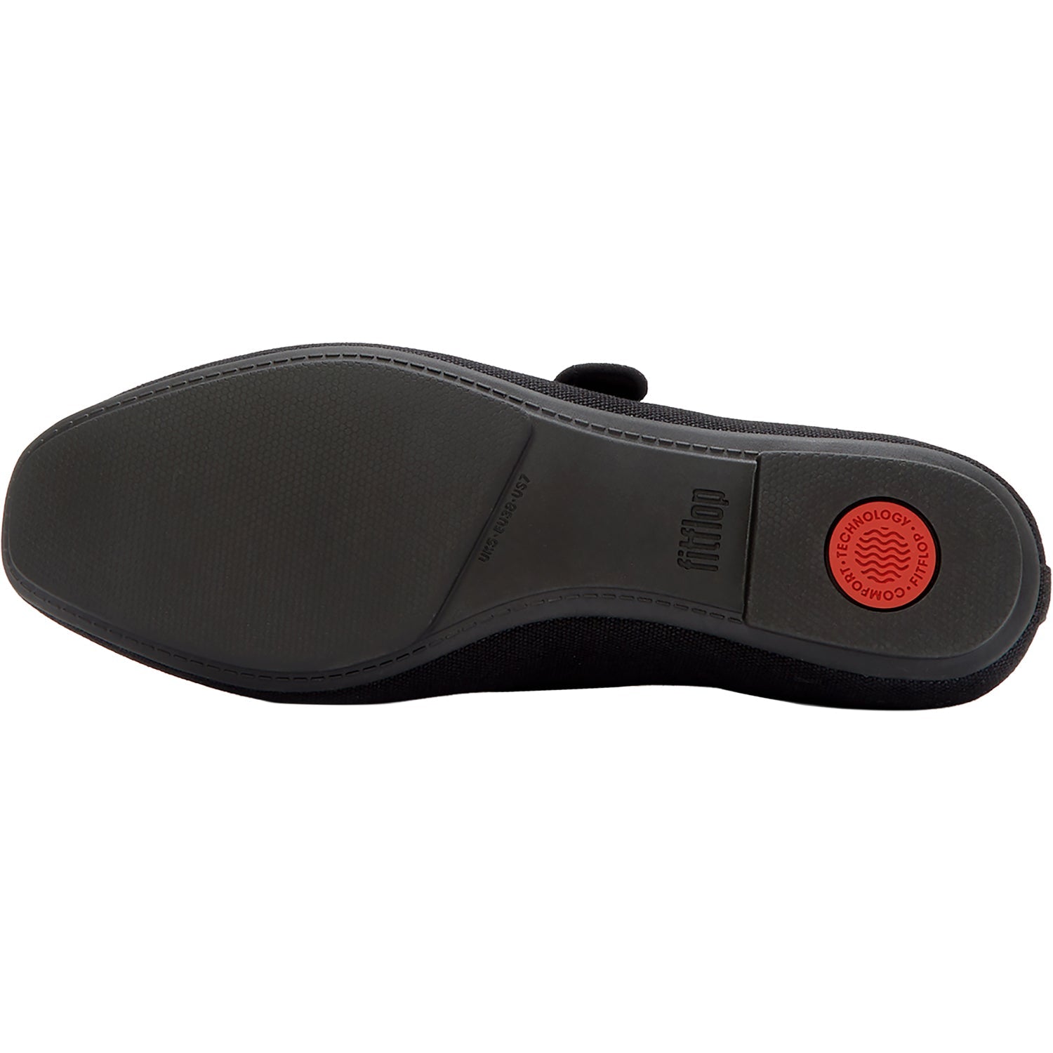 FitFlop Delicato Wave-Edge Canvas Women's Black