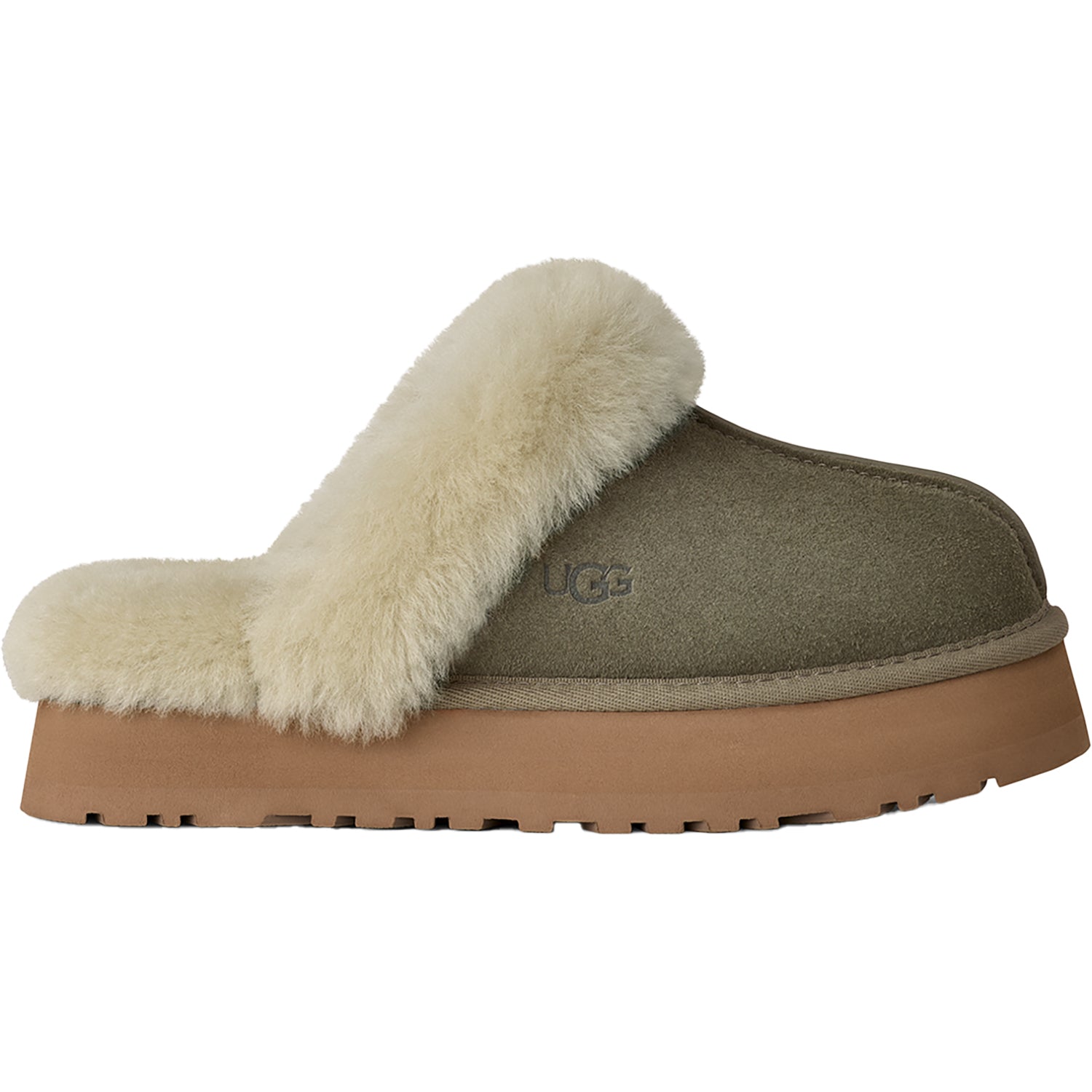 UGG Disquette Women's Slippers Moss Green/Muted Brass