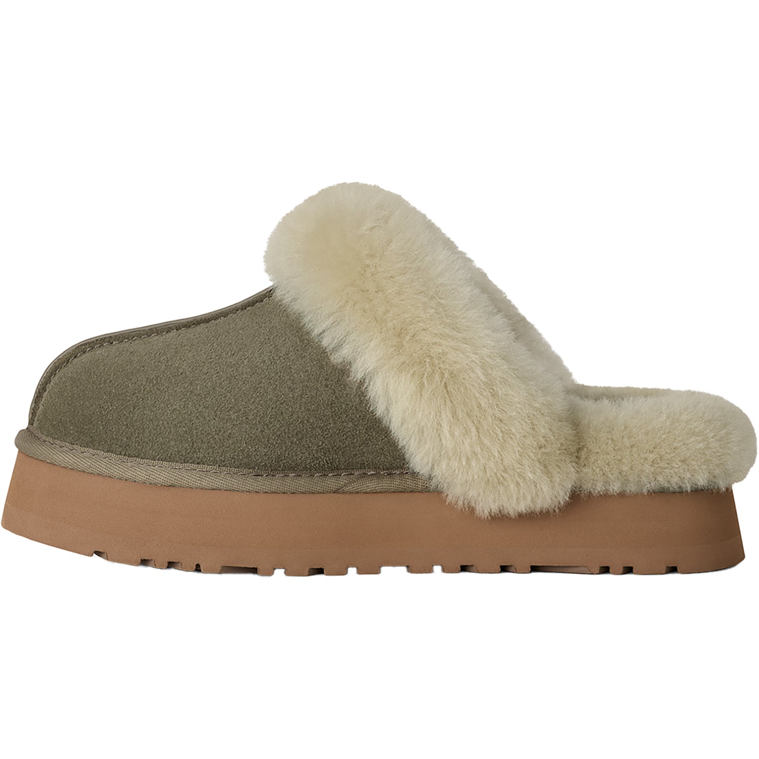 UGG Disquette Women's Slippers Moss Green/Muted Brass