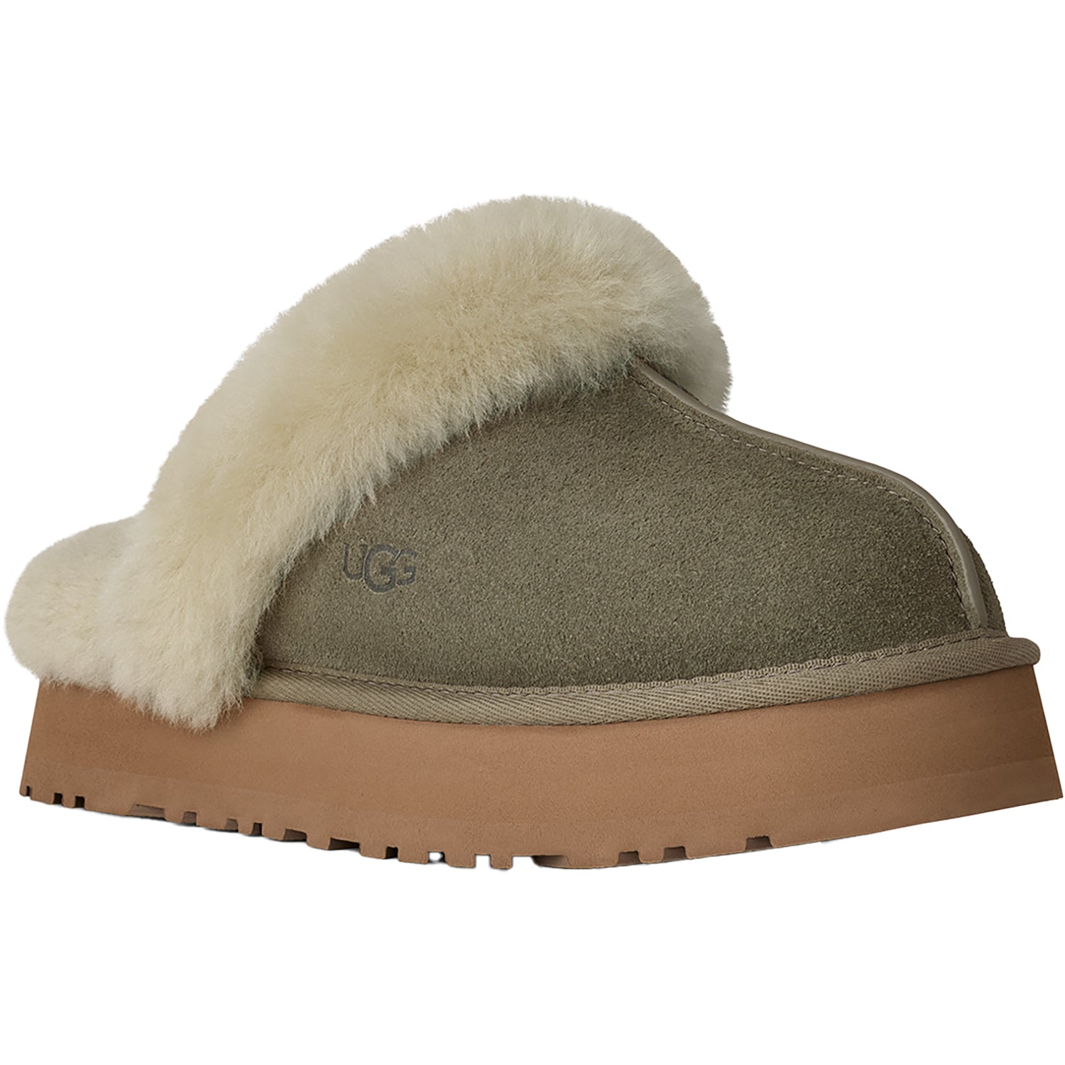 UGG Disquette Women's Slippers Moss Green/Muted Brass