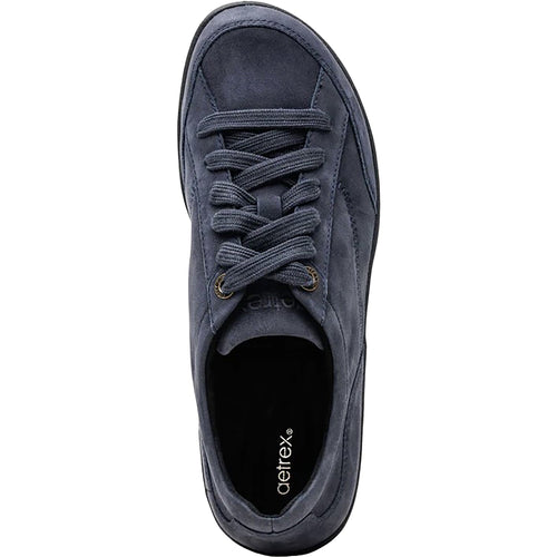 Aetrex Dahlia Women's Lace Up Shoes Navy Nubuck