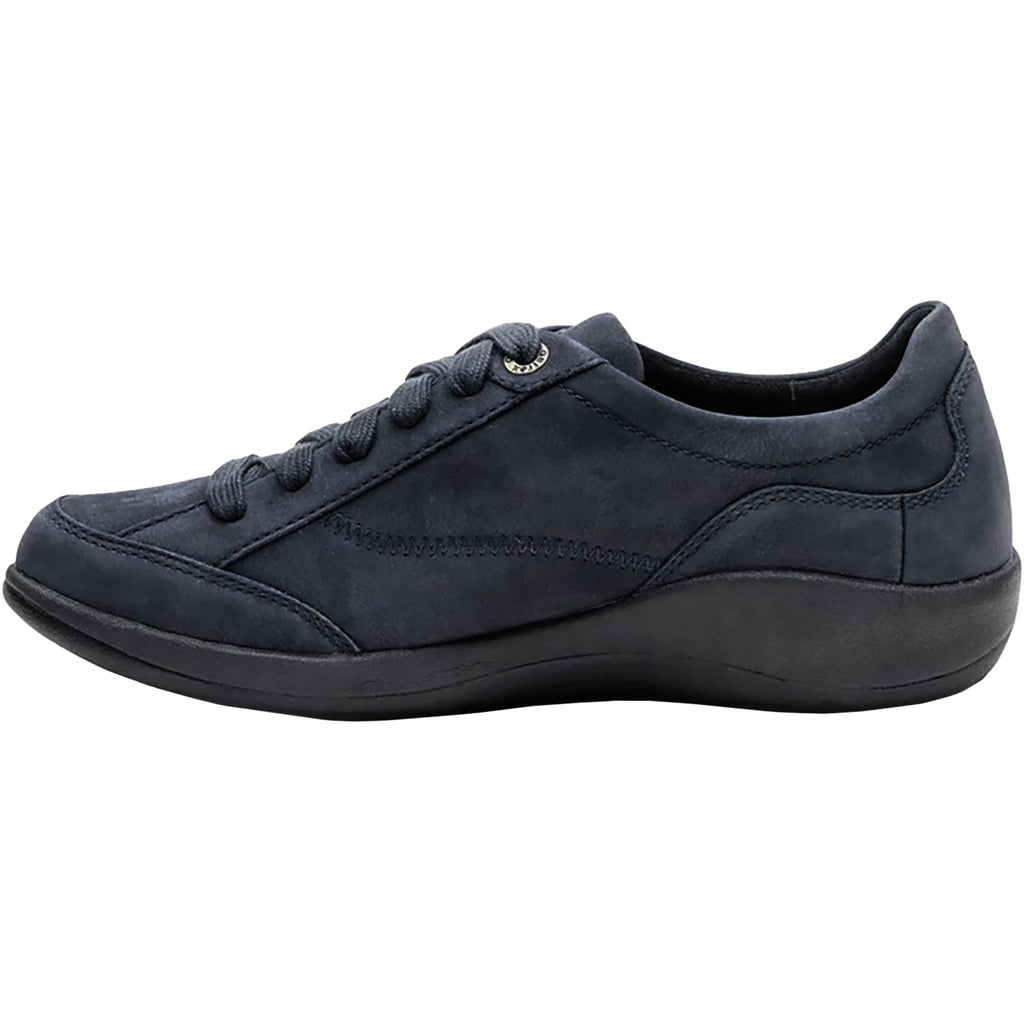 Aetrex Dahlia Women's Lace Up Shoes Navy Nubuck