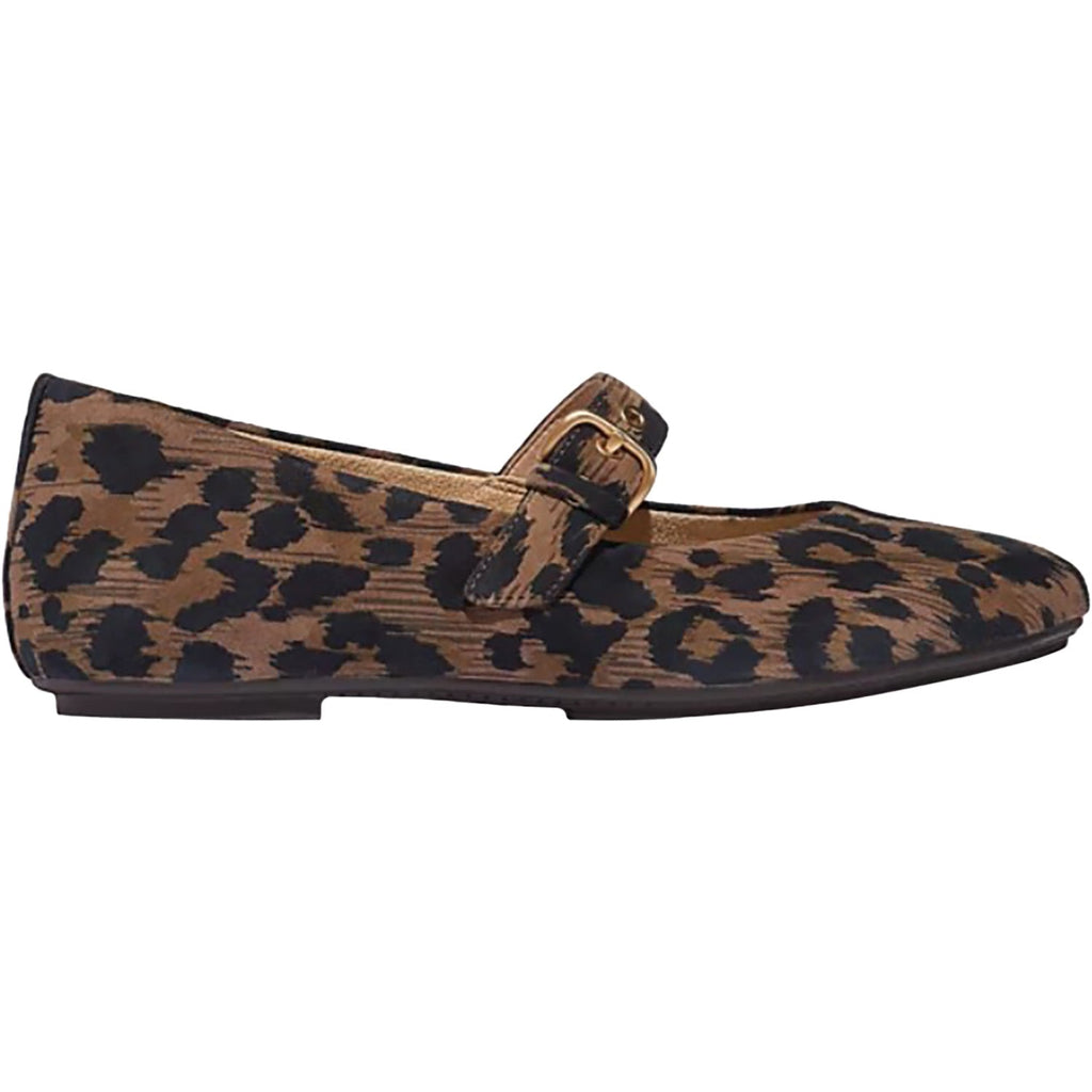 Fitflop Delicato Leopard Women's Dressy Mary Janes Chocolate Mix