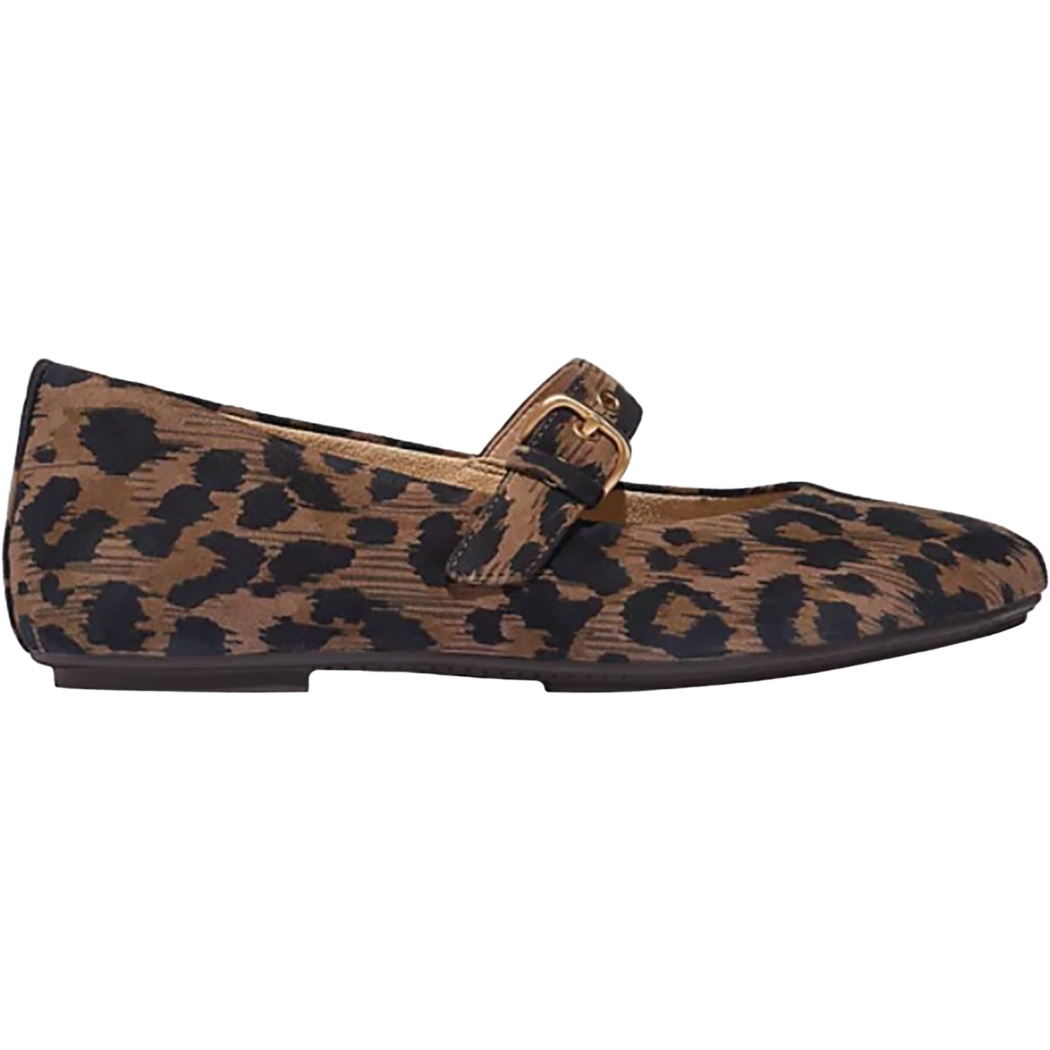 Fitflop Delicato Leopard Women's Dressy Mary Janes Chocolate Mix