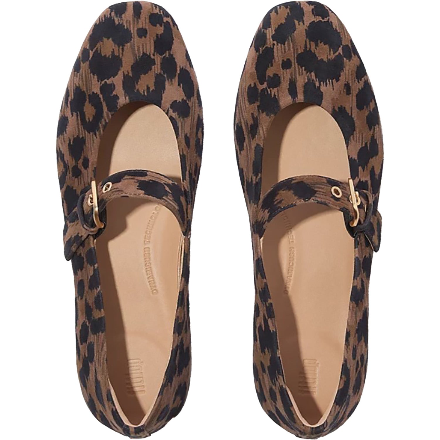 Fitflop Delicato Leopard Women's Dressy Mary Janes Chocolate Mix