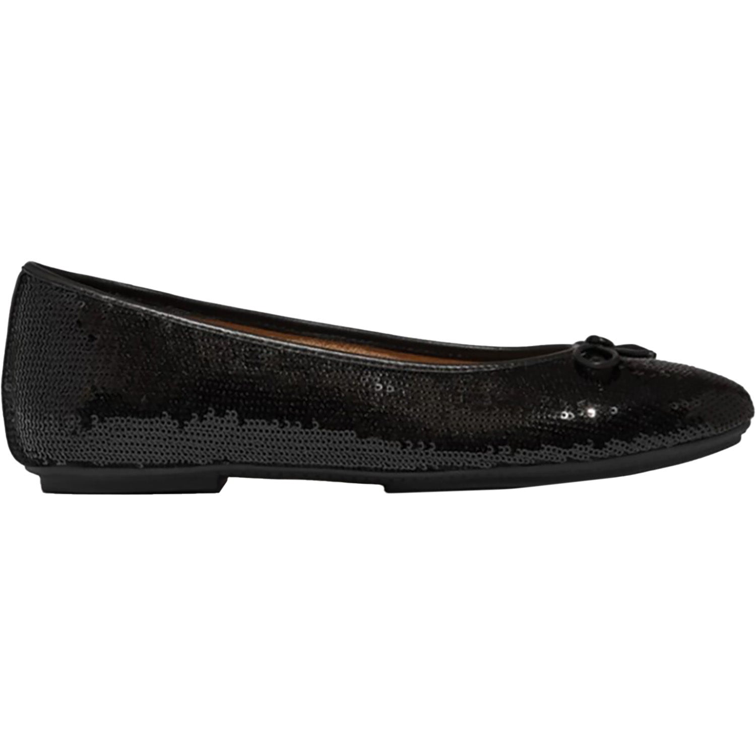 Fitflop Delicato Bow Sequin Ballet Flat Women's Dress Flats Black