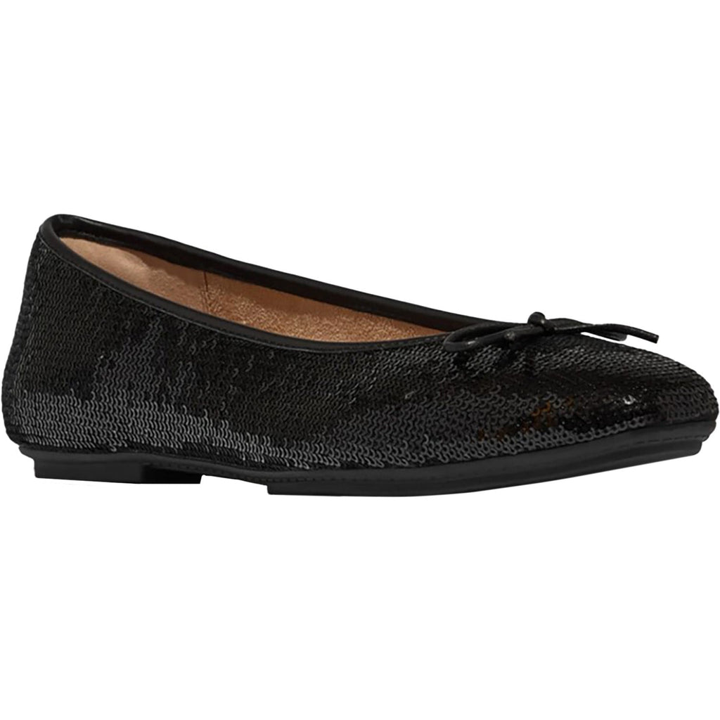 Fitflop Delicato Bow Sequin Ballet Flat Women's Dress Flats Black