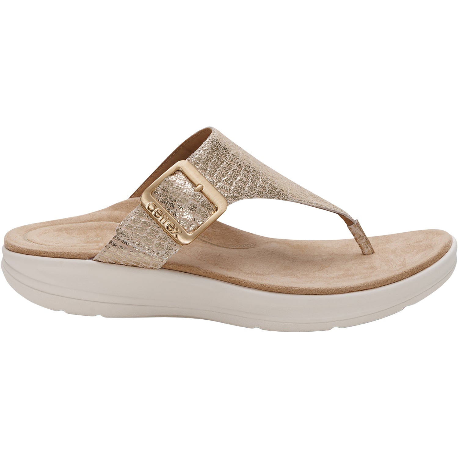 Aetrex Donna Women's Sandals Champagne