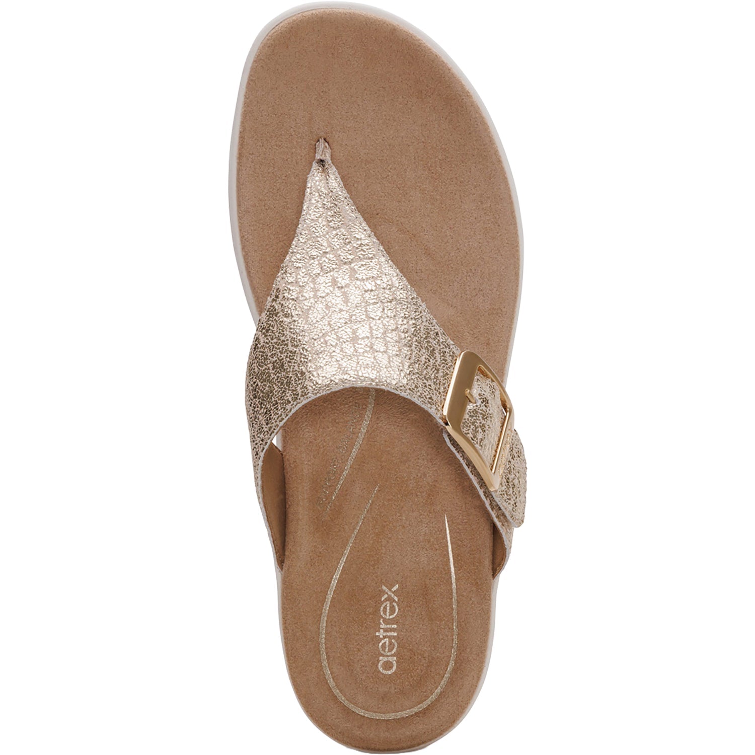 Aetrex Donna Women's Sandals Champagne