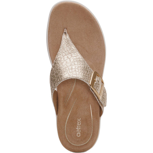 Aetrex Donna Women's Sandals Champagne