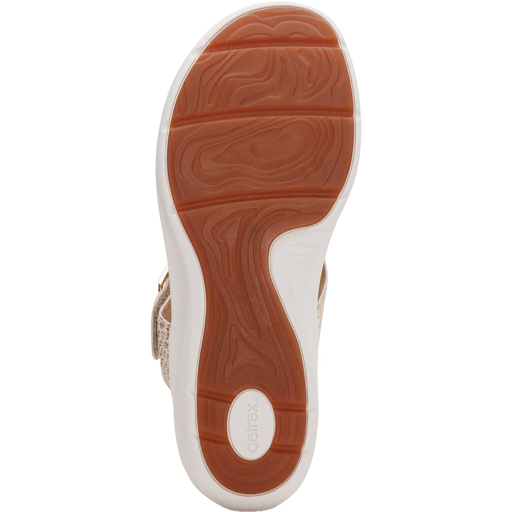 Aetrex Donna Women's Sandals Champagne