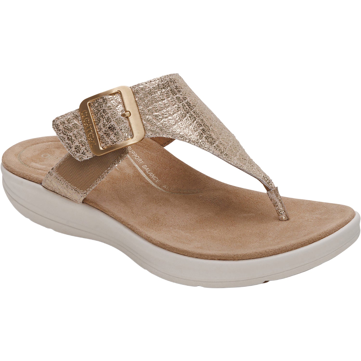 Aetrex Donna Women's Sandals Champagne