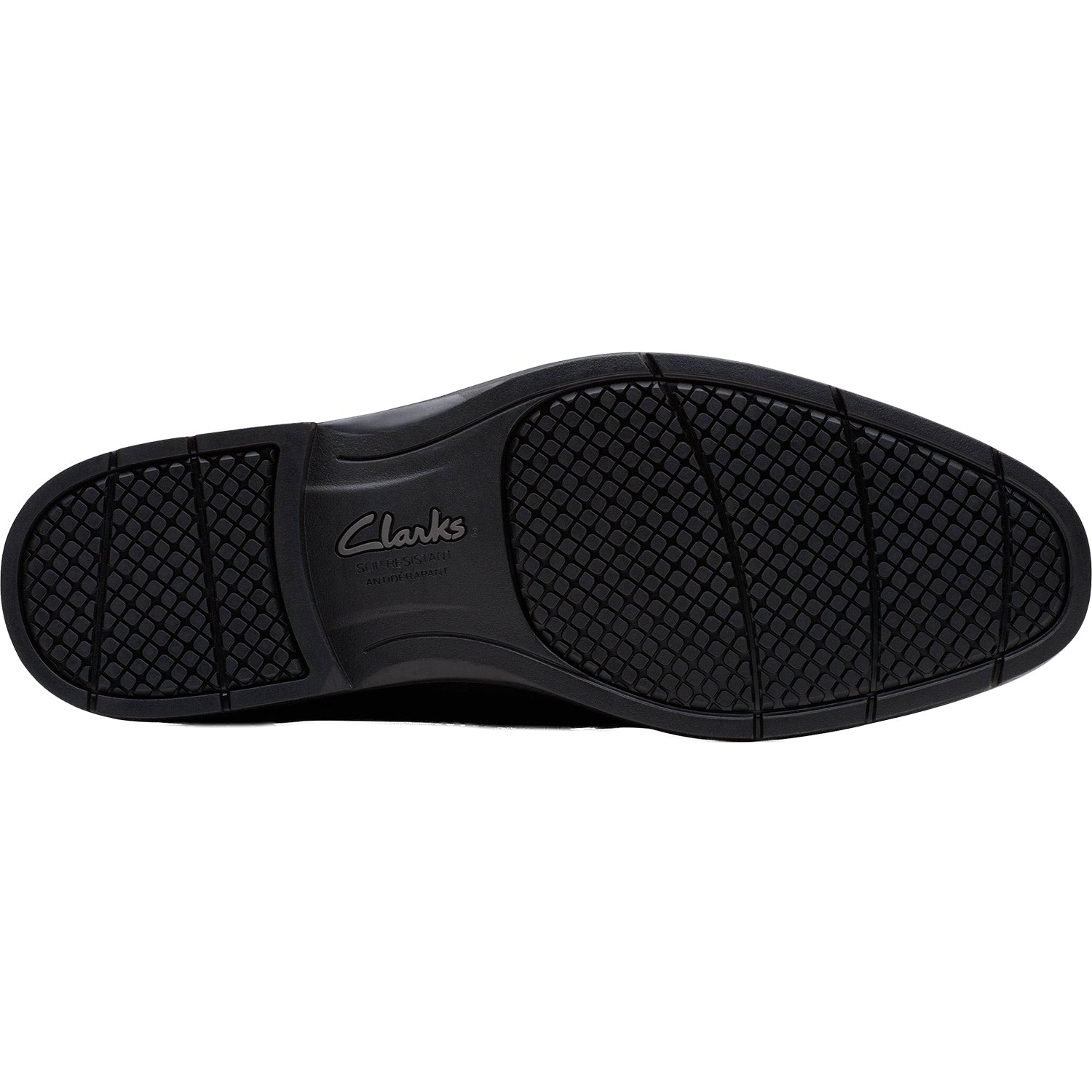 Clarks Eldredge Step Men's Dress Slip Ons Black Leather