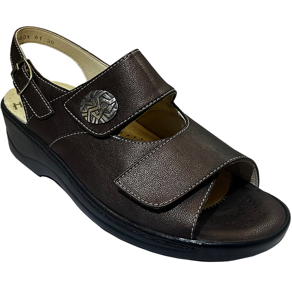 Fidelio Emily Wide Fit Women's Sandals Metallic Brown