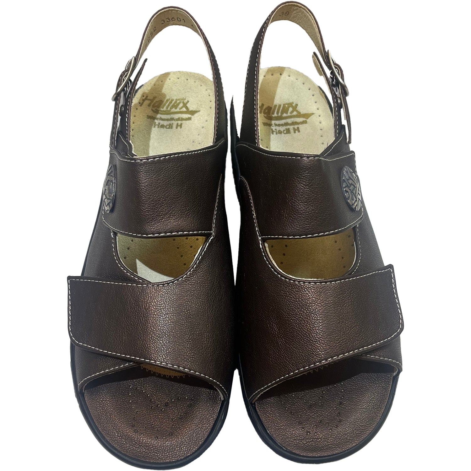 Fidelio Emily Wide Fit Women's Sandals Metallic Brown