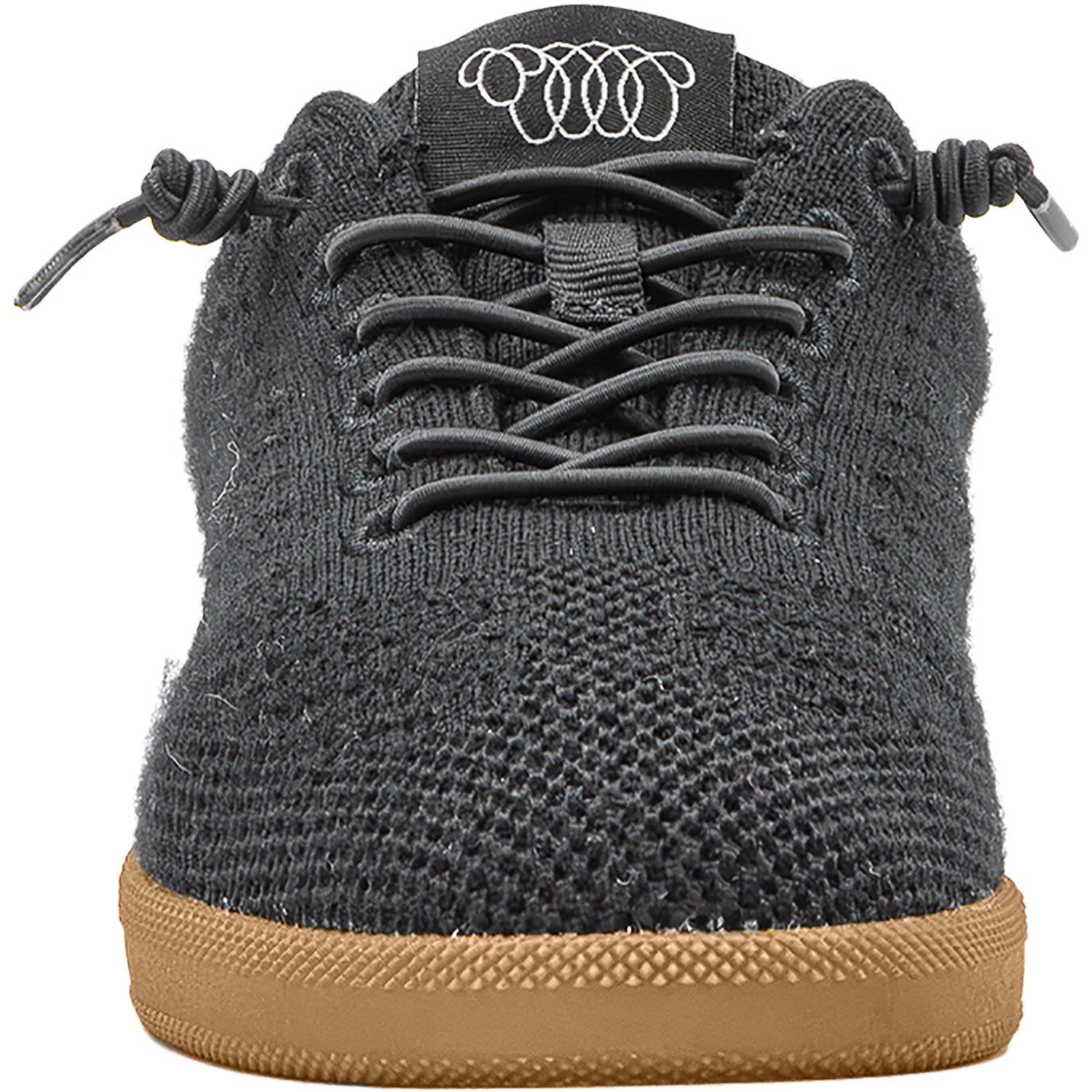 Woolloomooloo Engadine Merino Wool Unisex Sporty Lace Up Shoes Jet