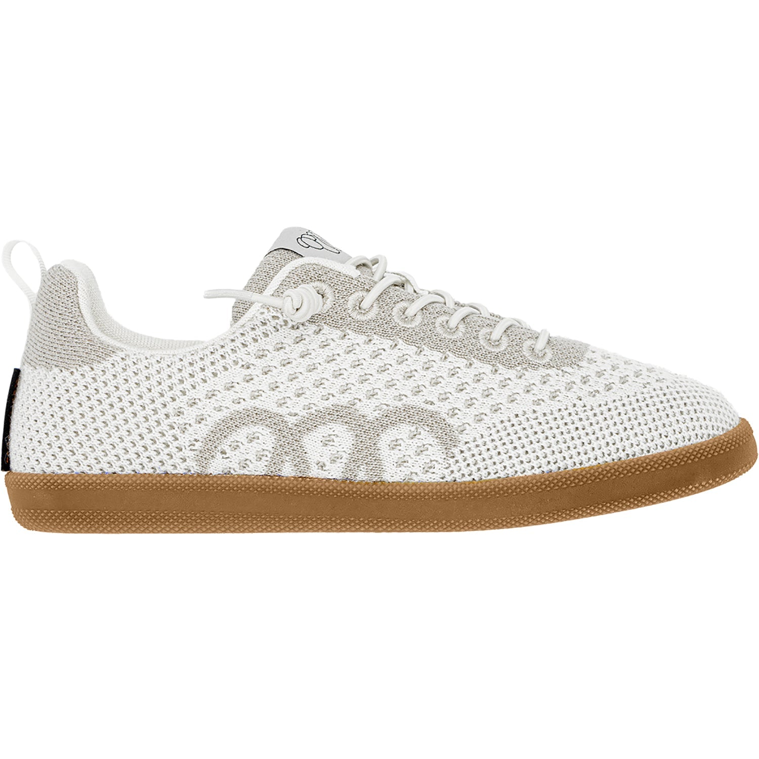 Woolloomooloo Engadine Wool Unisex Sporty Lace Up Shoes Taupe Multi